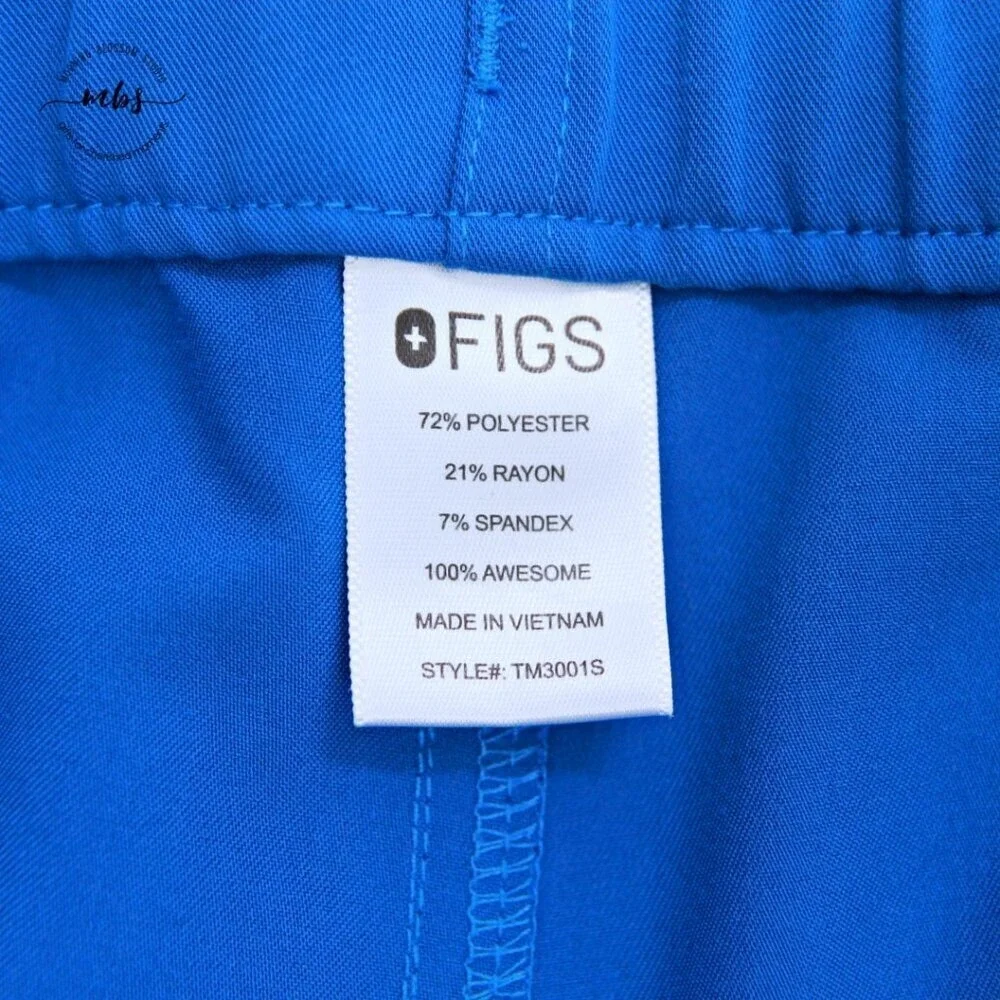 Bundle‎ of 4 Figs Cairo Scrub Pants Blue Men XXL/S Style TM3001S